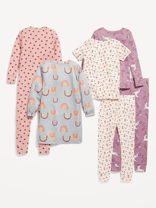 View large product image 2 of 2. Printed Pajama 6-Pack for Toddler Girls