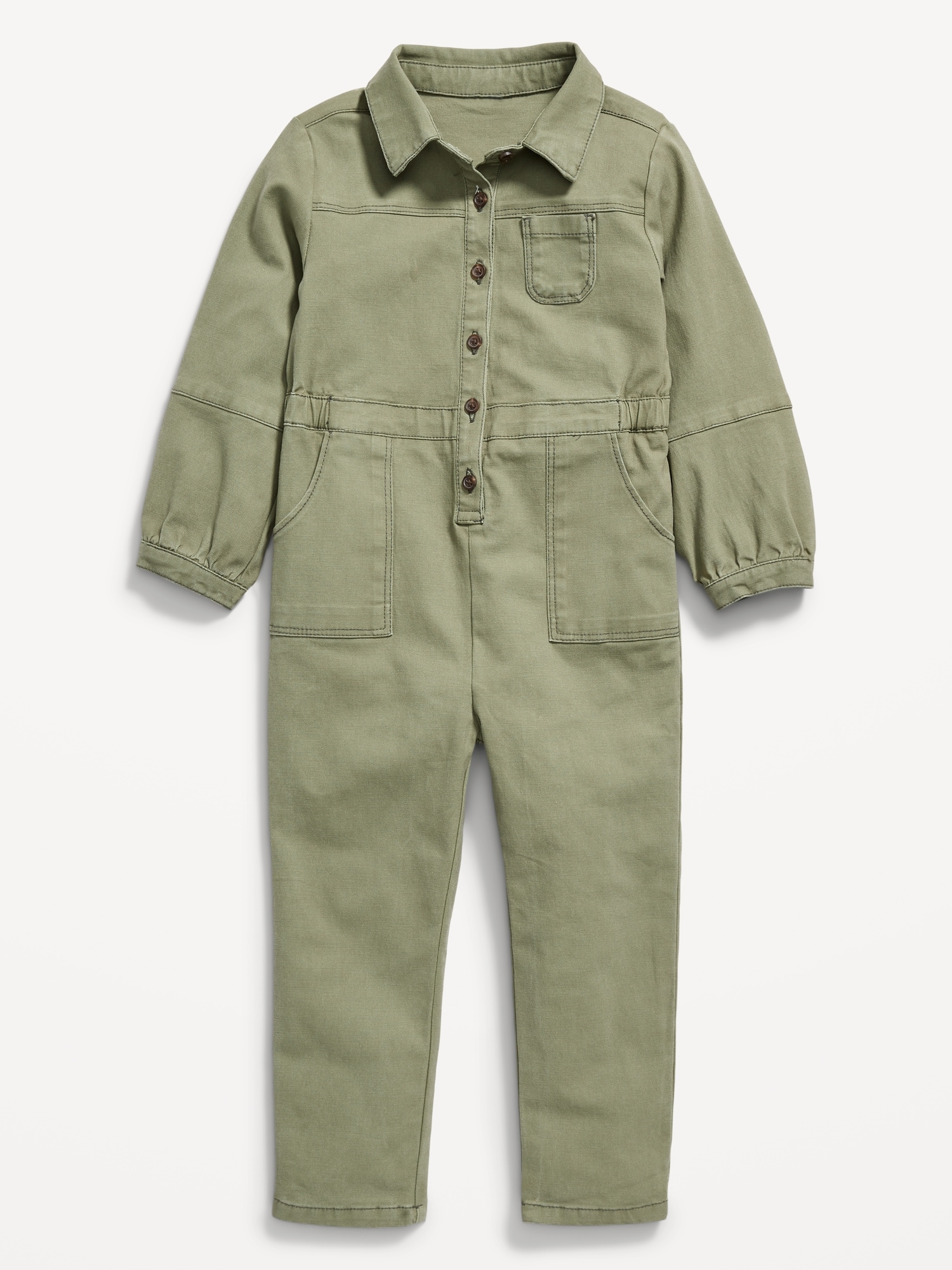 Canvas Workwear One-Piece for Toddler Girls | Old Navy