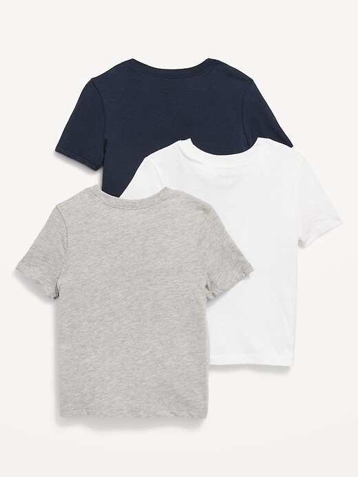 Unisex Crew-Neck T-Shirt 3-Pack for Toddler