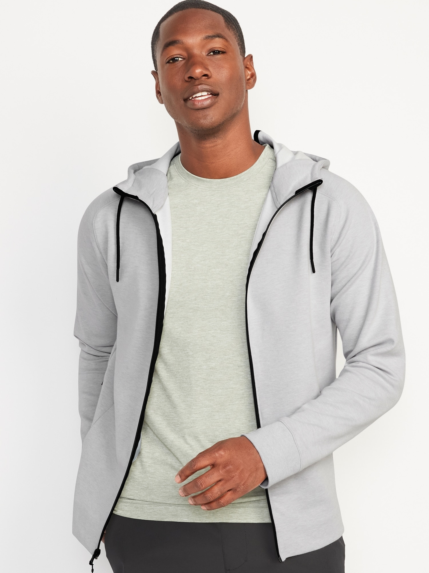 Soft & Cozy 100% Cotton Fleece Zip Hoodie with Inner Pockets