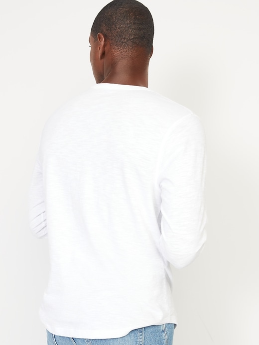 Image number 2 showing, Soft-Washed Curved-Hem Long-Sleeve T-Shirt
