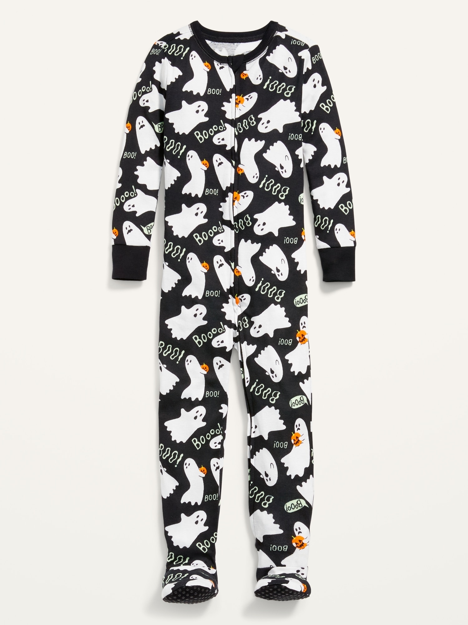 Unisex Matching Halloween Footed One-Piece Pajamas for Toddler & Baby ...