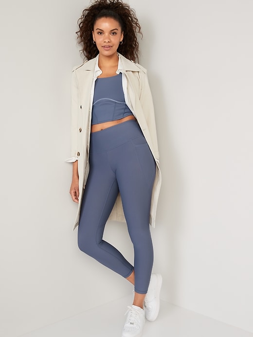Image number 3 showing, High-Waisted PowerSoft 7/8 Leggings