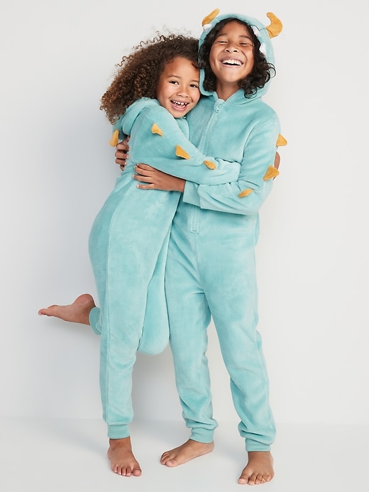 View large product image 1 of 3. Gender-Neutral Matching Halloween One-Piece Costume for Kids