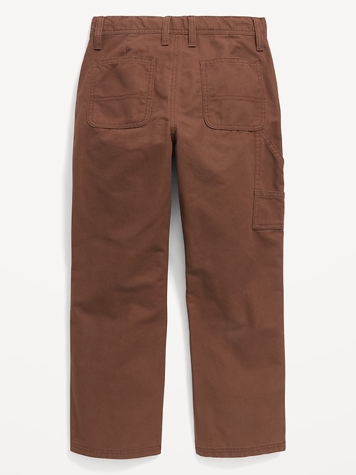 Image number 3 showing, Built-In Flex Loose Tapered Canvas Utility Pants for Boys