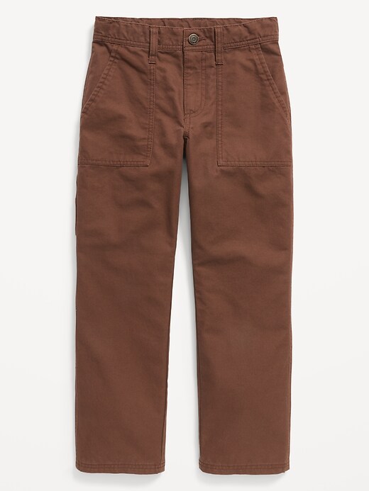Image number 2 showing, Built-In Flex Loose Tapered Canvas Utility Pants for Boys