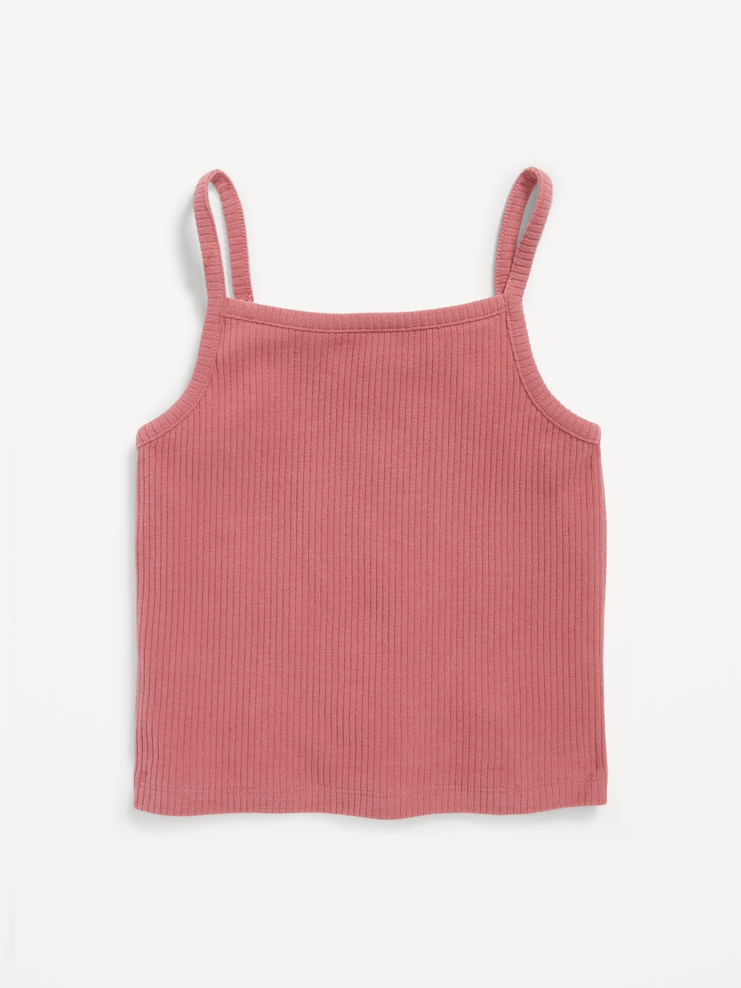 Old Navy Cozy Rib-Knit Cami for Girls red. 1