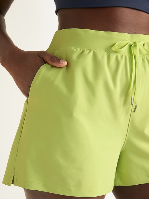 Image number 3 showing, High-Waisted PowerSoft Loose Shorts -- 3-inch inseam