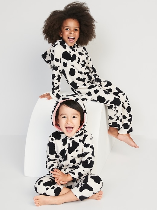 Unisex Matching Cow One-Piece Costume for Toddler & Baby