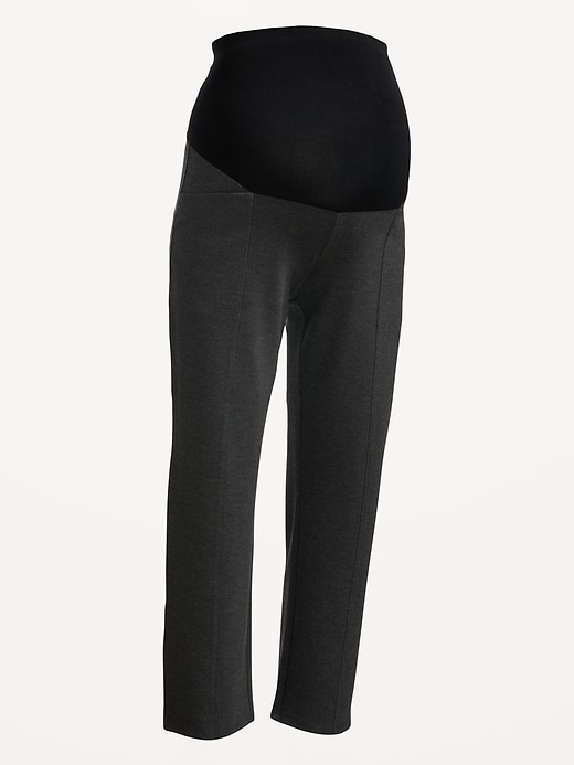 Image number 4 showing, Maternity Full-Panel Stevie Straight Pants
