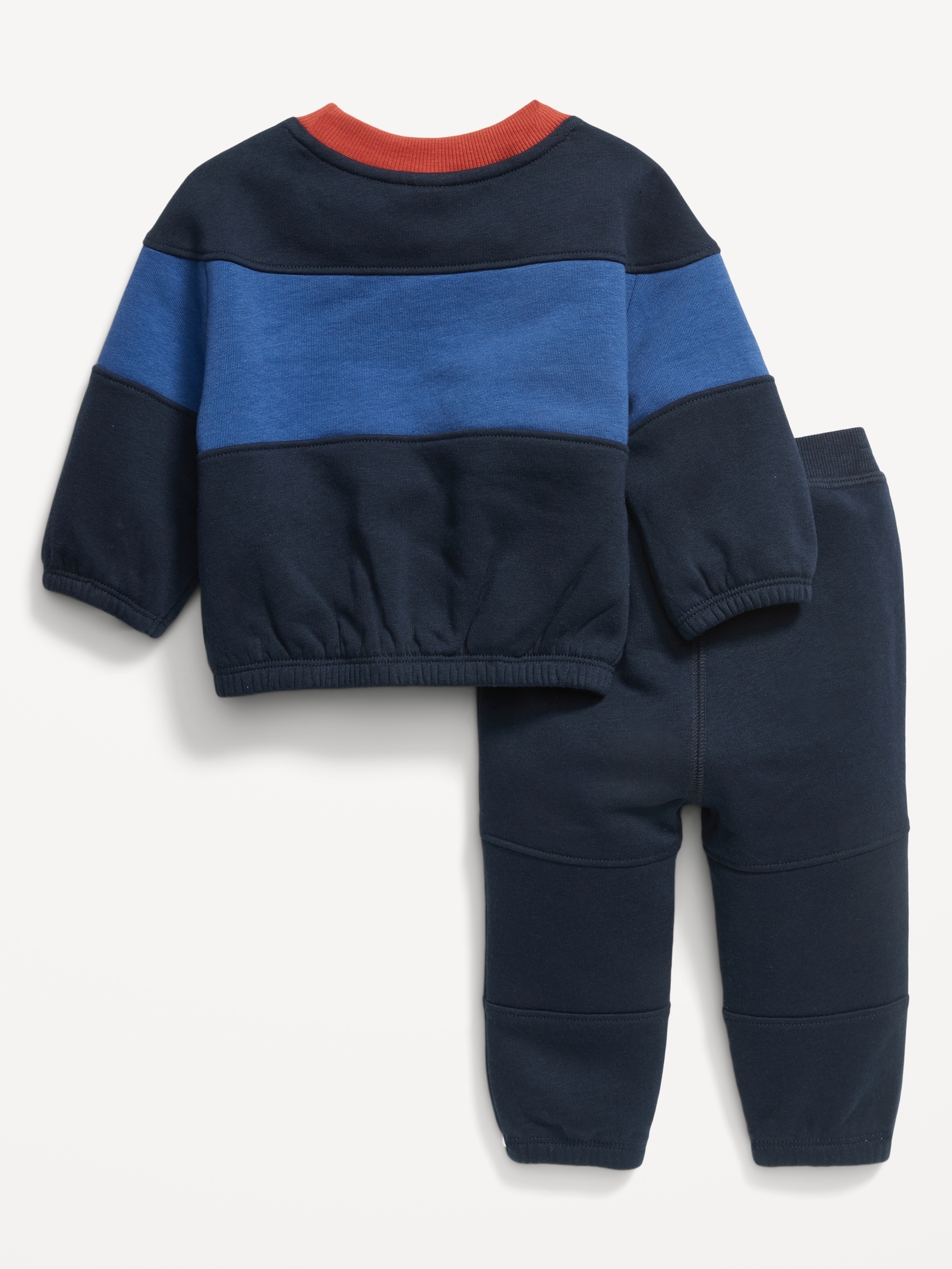 Unisex Color-Block Sweatshirt & Sweatpants Set for Baby | Old Navy