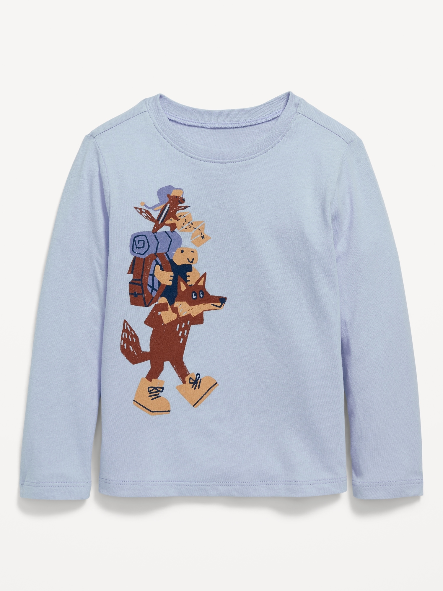 Unisex Long-Sleeve Graphic T-Shirt for Toddler