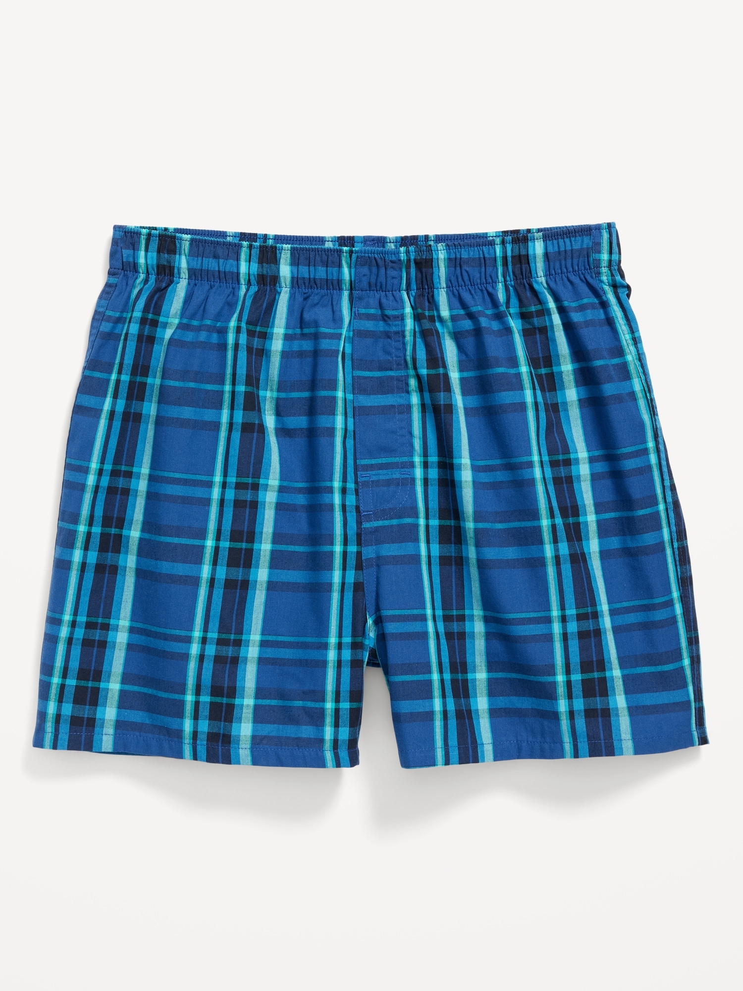 Old Navy Soft-Washed Boxer Shorts for Men -- 3.75-inch inseam blue. 1