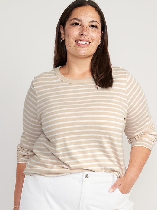 Image number 7 showing, Long-Sleeve EveryWear Striped T-Shirt
