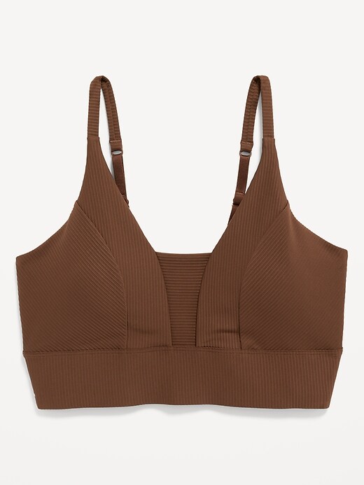 Image number 4 showing, Light Support PowerSoft Textured-Rib Sports Bra for Women