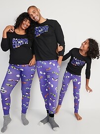 View large product image 3 of 3. Unisex Matching Halloween Pajama Set for Toddler & Baby