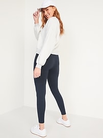 View large product image 15 of 42. High Waisted Jersey Ankle Leggings For Women