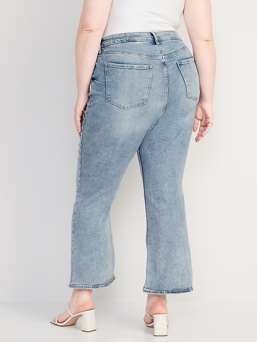 Image number 8 showing, Higher High-Waisted Cropped Flare Jeans for Women