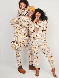 Gender-Neutral Matching Snug-Fit Printed Pajama Set for Kids