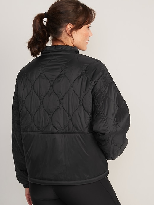 Image number 2 showing, Packable Oversized Water-Resistant Quilted Jacket