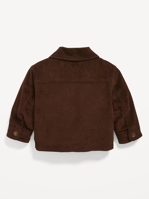 Sherpa-Lined Corduroy Shacket for Baby