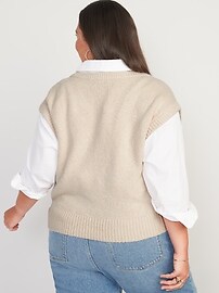 Slouchy Layering Sweater Vest for Women 