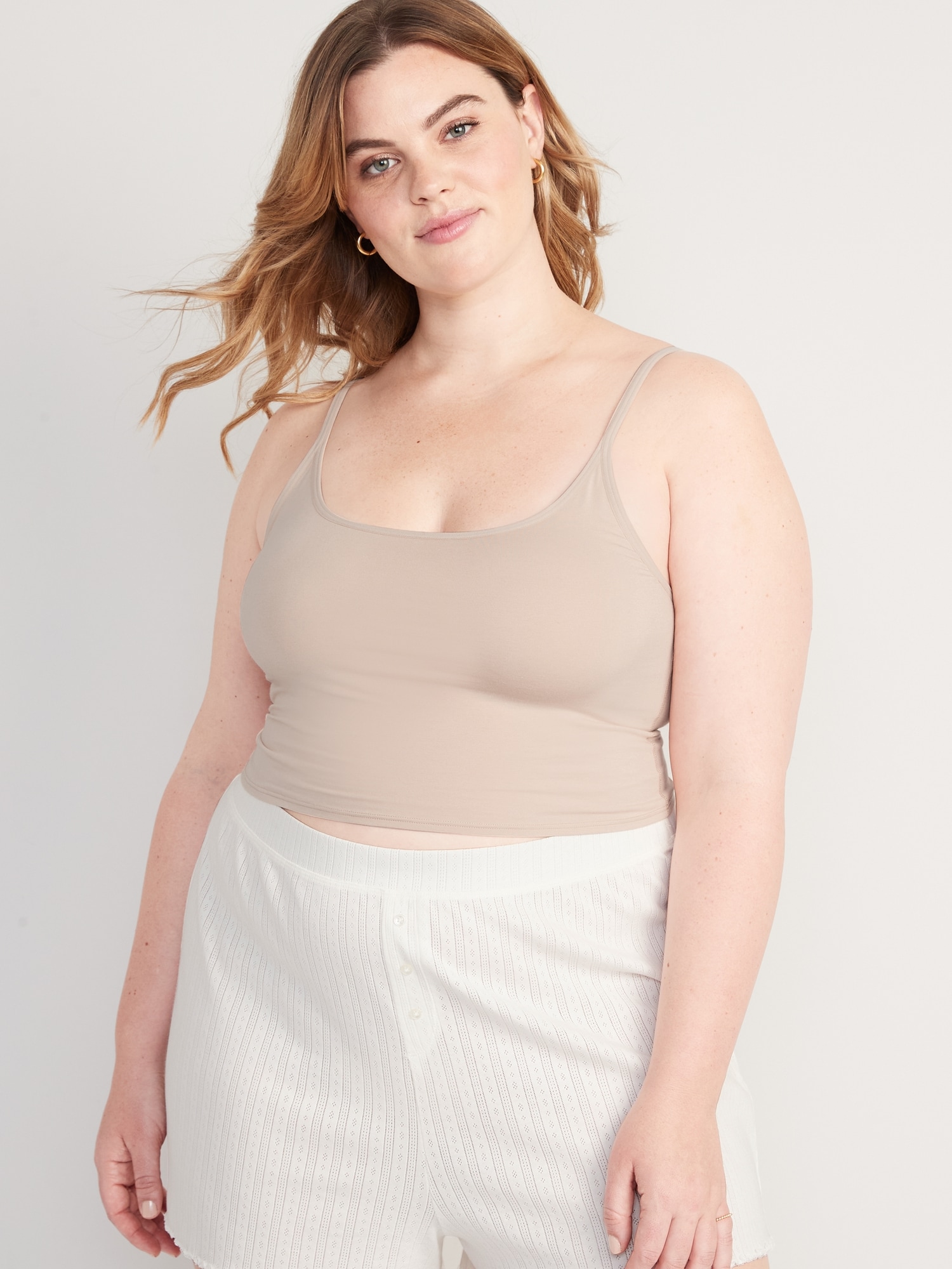 Supima® CottonBlend Cami Bralette Top for Women Old Navy