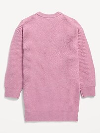 View large product image 3 of 3. Blouson-Sleeve Cocoon Sweater Dress for Girls