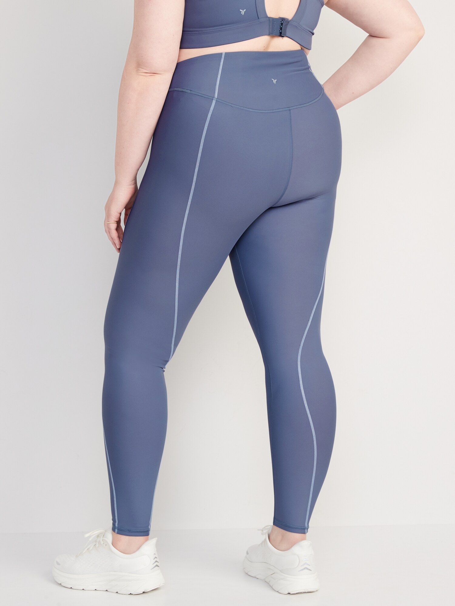 High-Waisted PowerSoft Hidden-Pocket 7/8-Length Leggings for Women