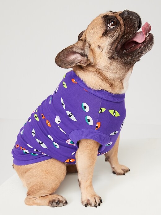 View large product image 1 of 3. Halloween-Print Jersey-Knit T-Shirt for Pets
