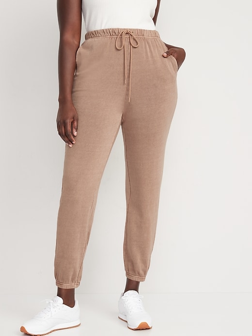 Image number 5 showing, Extra High-Waisted Fleece Sweatpants