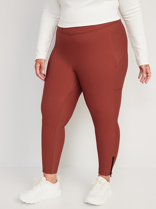 Image number 7 showing, High-Waisted All-Seasons StretchTech 7/8 Hybrid Ankle Pants