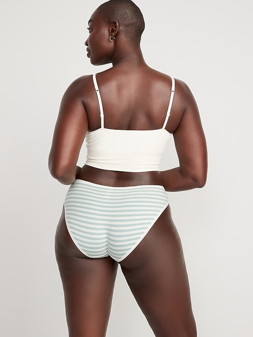 Image number 4 showing, Mid-Rise Supima® Cotton-Blend Bikini Underwear 10-Pack