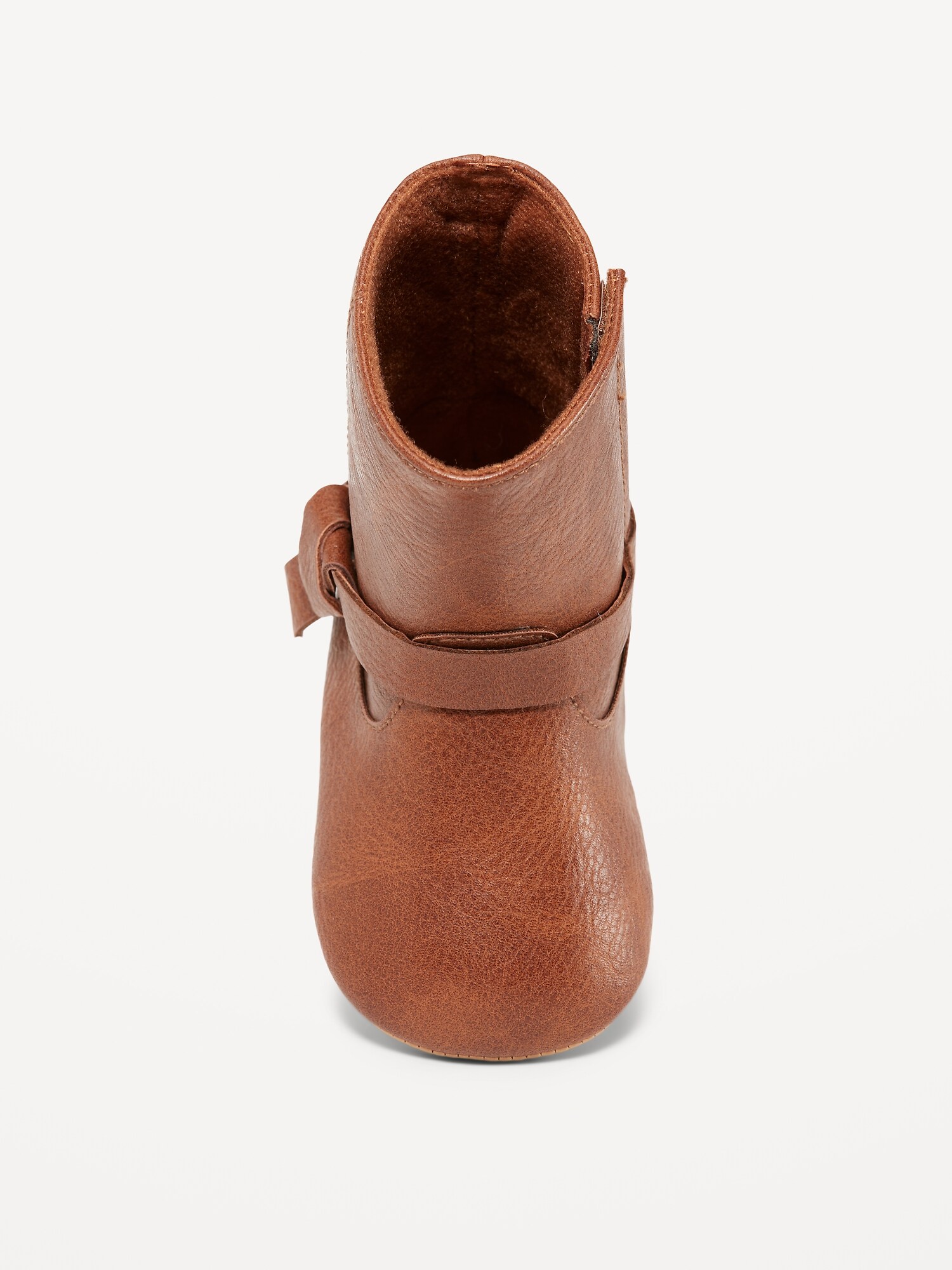FauxLeather CrossStrap Boots for Baby Old Navy