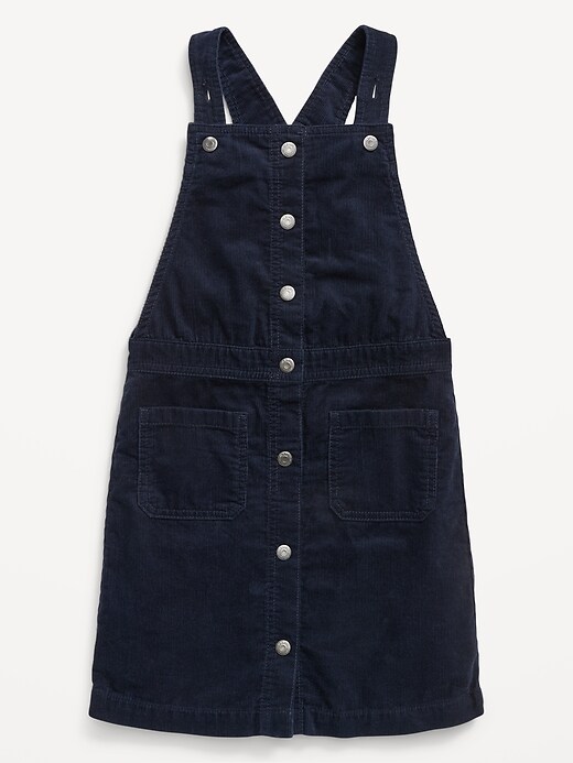 View large product image 2 of 3. Corduroy Pinafore Overall Dress for Girls