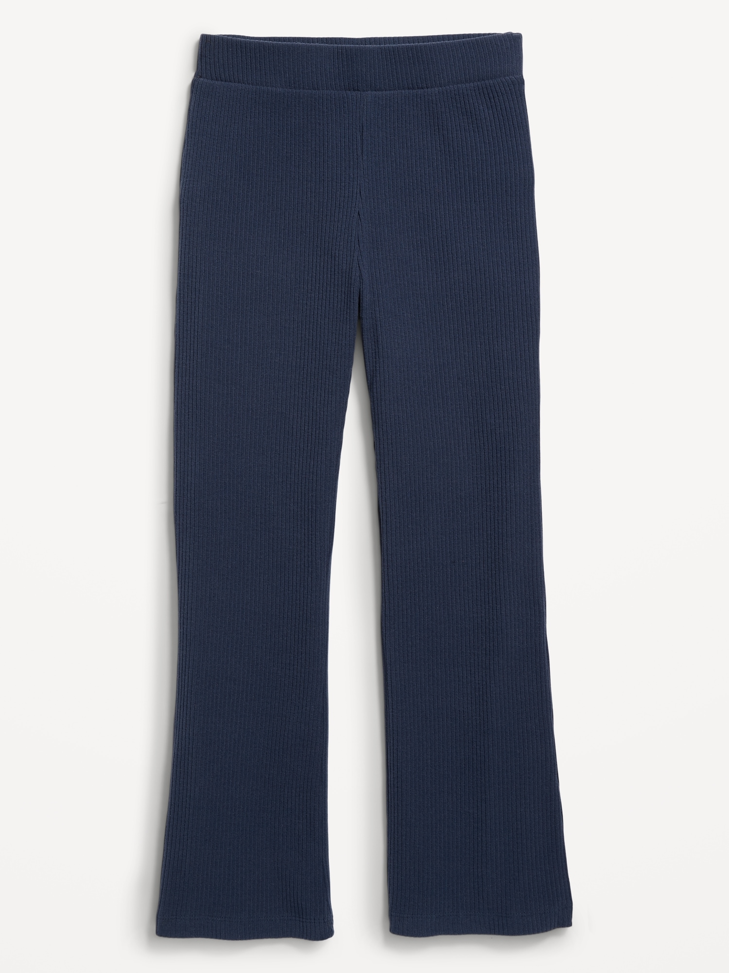Cozy High-Waisted Rib-Knit Flared Pants for Girls | Old Navy