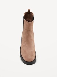 Faux-Suede Chelsea Boots for Women