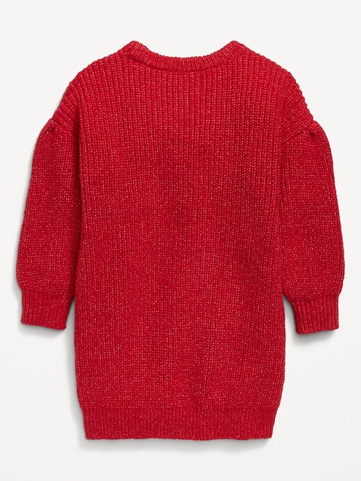 Mélange Cocoon Sweater Dress for Toddler Girls
