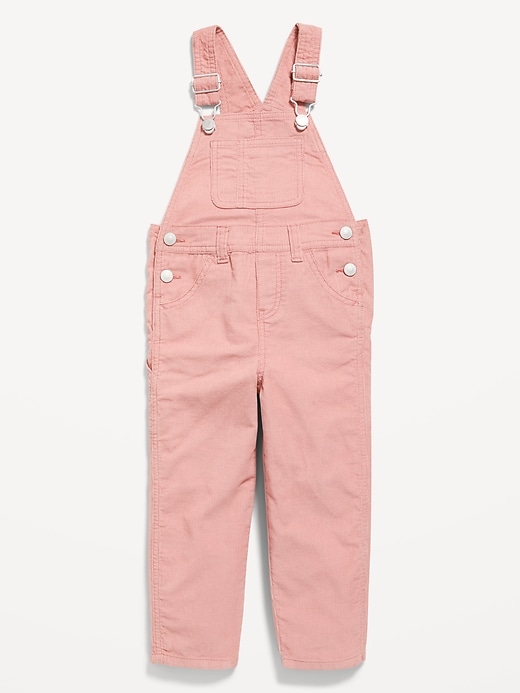 View large product image 1 of 2. Unisex Workwear Corduroy Overalls for Toddler