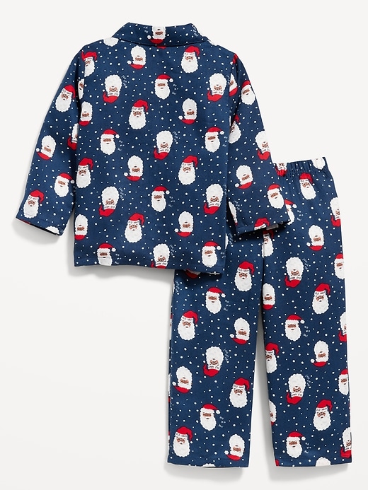 View large product image 2 of 3. Unisex Matching Santa Claus Pajama Set for Toddler & Baby