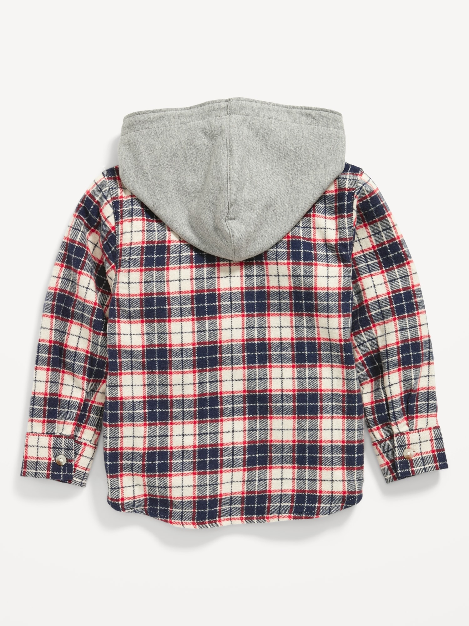 Hooded Plaid Flannel Shirt for Toddler Boys | Old Navy