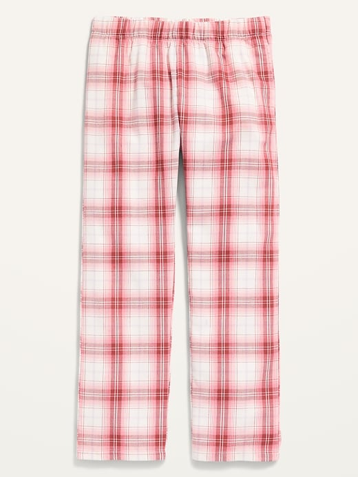 Old Navy Plaid Flannel Straight Pajama Pants for Girls. 1