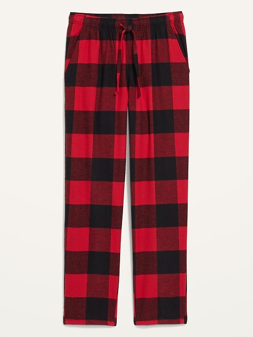 Image number 3 showing, Matching Plaid Flannel Pajama Pants