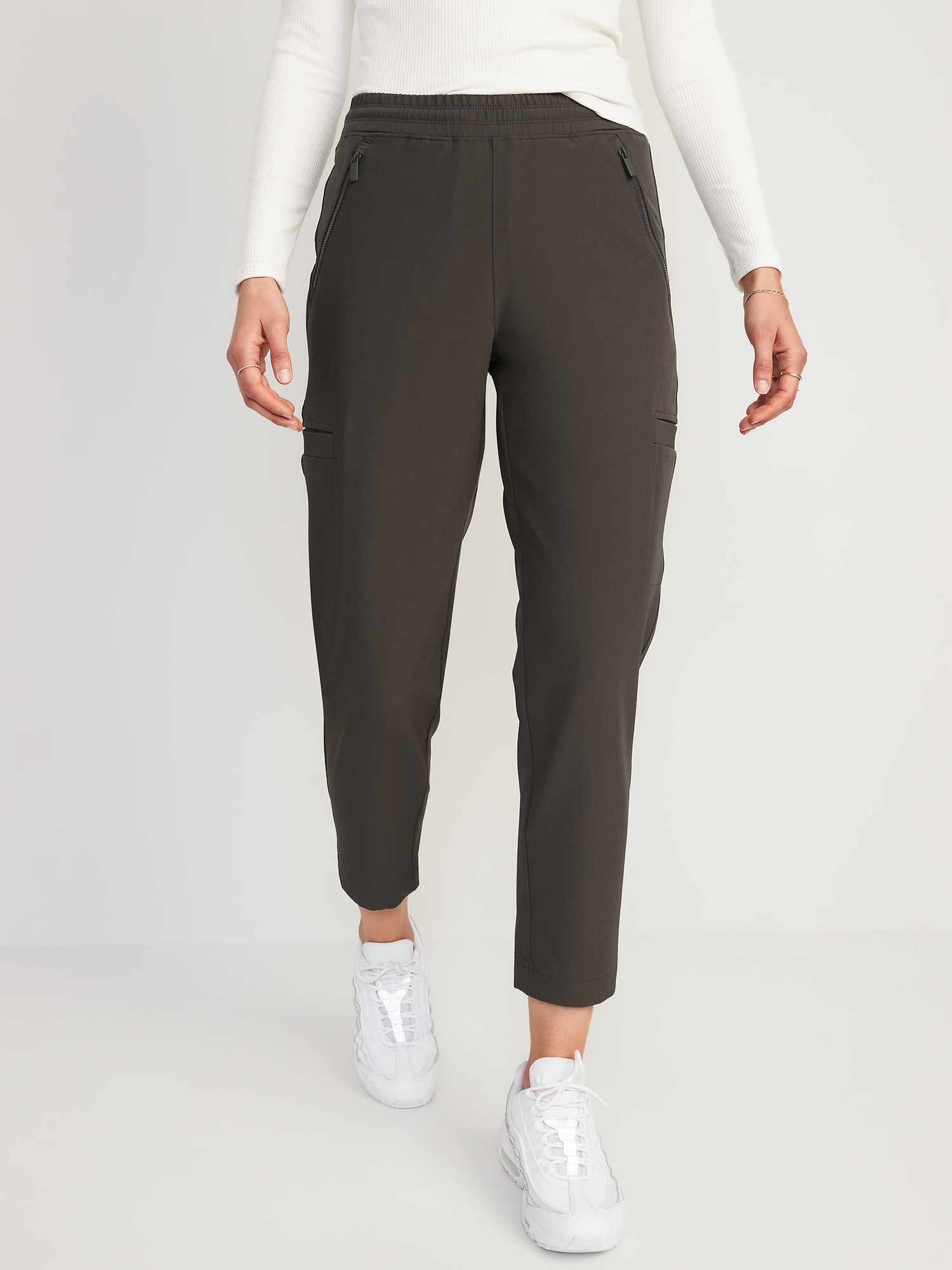 High-Waisted All-Seasons StretchTech Slouchy Taper Cargo Pants