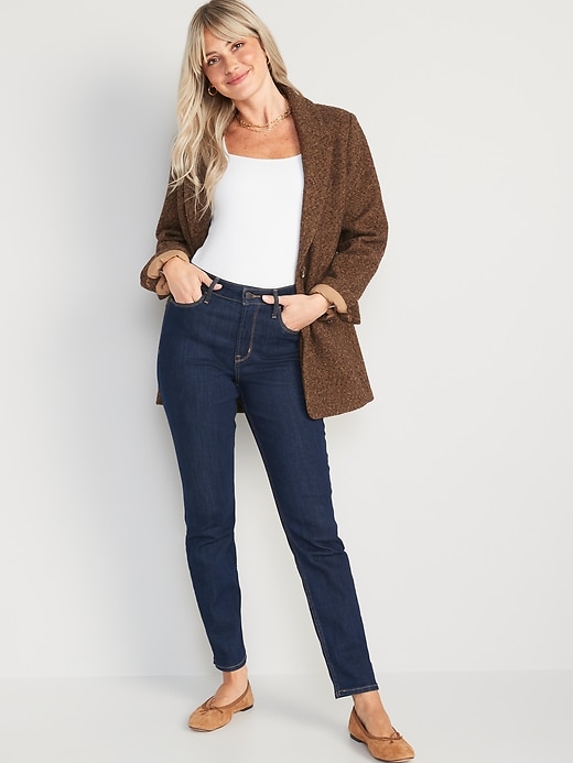 Image number 3 showing, High-Waisted Wow Slim Straight Jeans for Women
