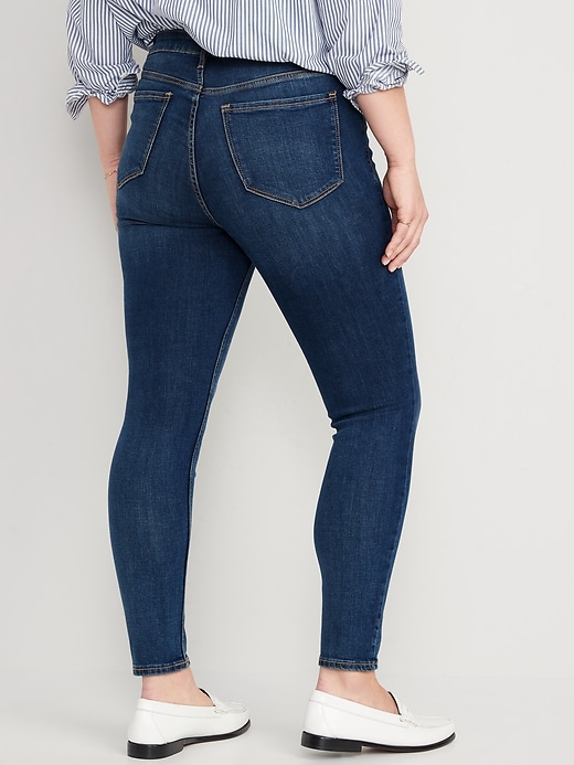 Image number 6 showing, High-Waisted Rockstar Super-Skinny Jeans for Women