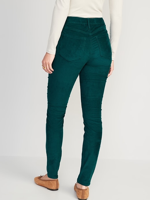 Image number 7 showing, High-Waisted Rockstar Super Skinny Corduroy Pants for Women