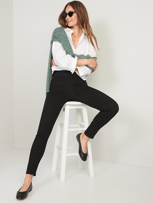 Image number 3 showing, Mid-Rise Wow Super-Skinny Jeggings for Women