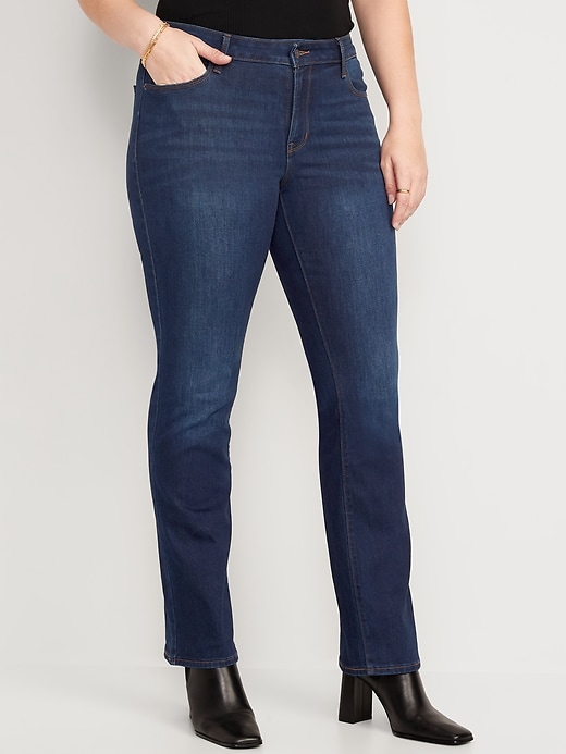 Image number 5 showing, Mid-Rise Kicker Boot-Cut Jeans for Women