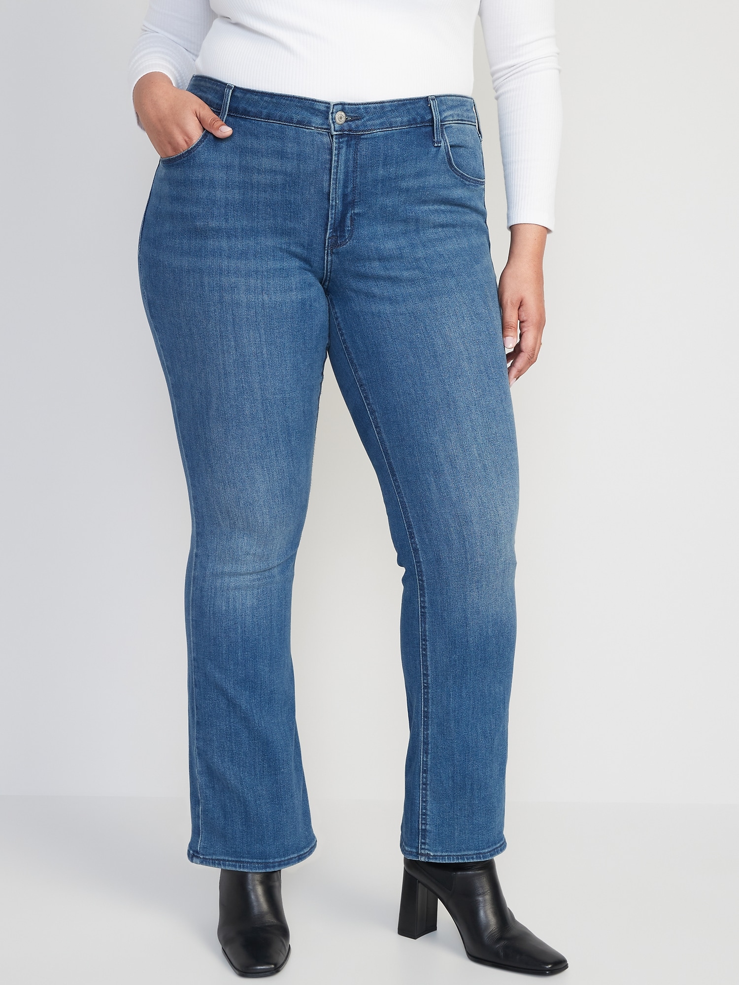 Mid-Rise Boot-Cut Jeans for | Old Navy
